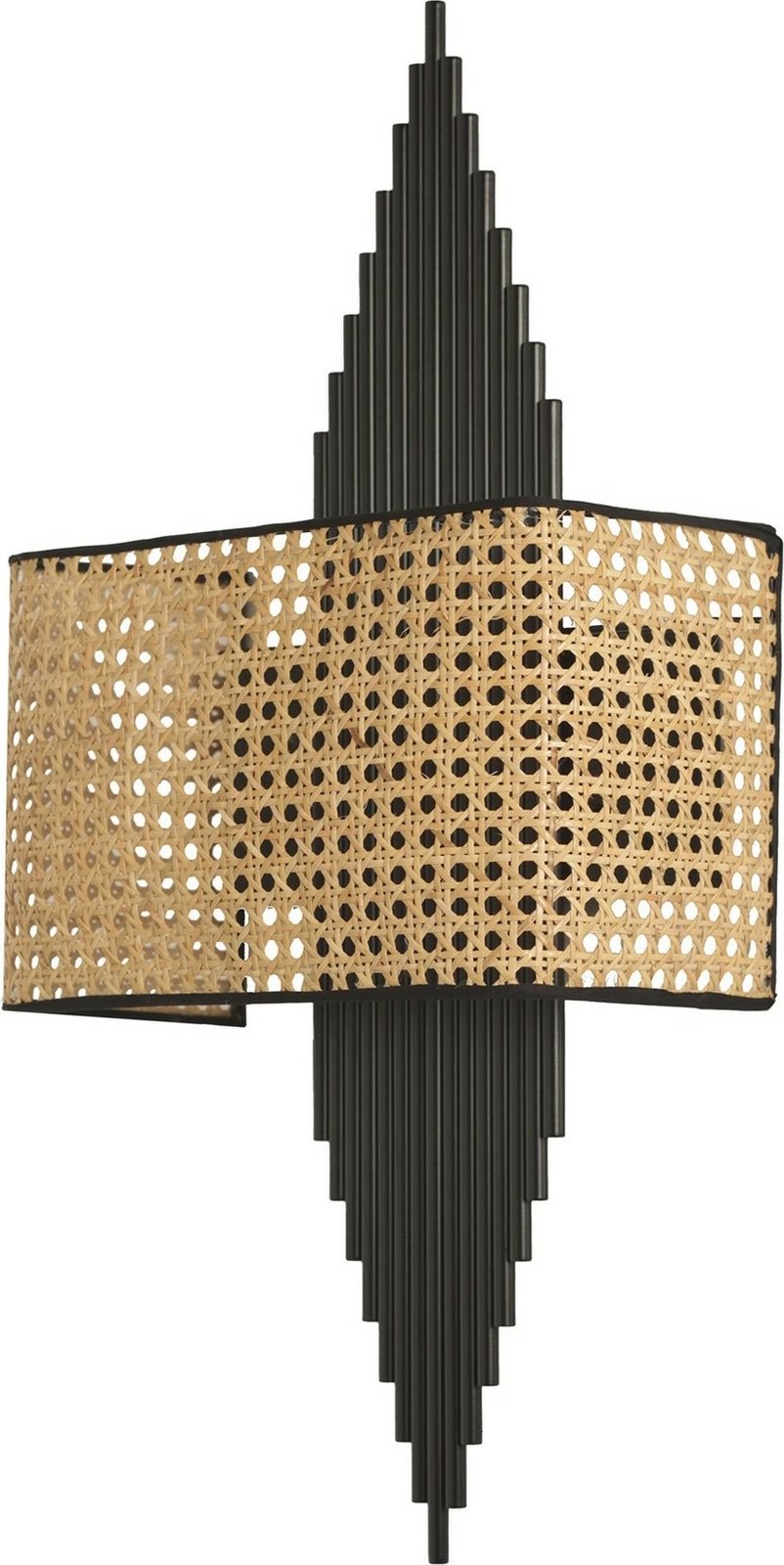 Aplik muri Opviq, Hande, ratan, ngjyrë e zezë dhe ari