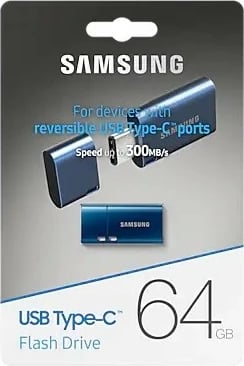 Pendrive Samsung MUF-64DA/APC, 64 GB, USB Type C, Blu navy