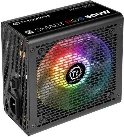 Kasë Thermaltake Smart RGB 500W, jo-modular, me ndriçim RGB