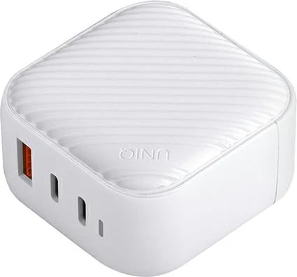 Karikues muri UNIQ Verge Pro 66W, 3 porta USB-C/USB-A, i bardhë