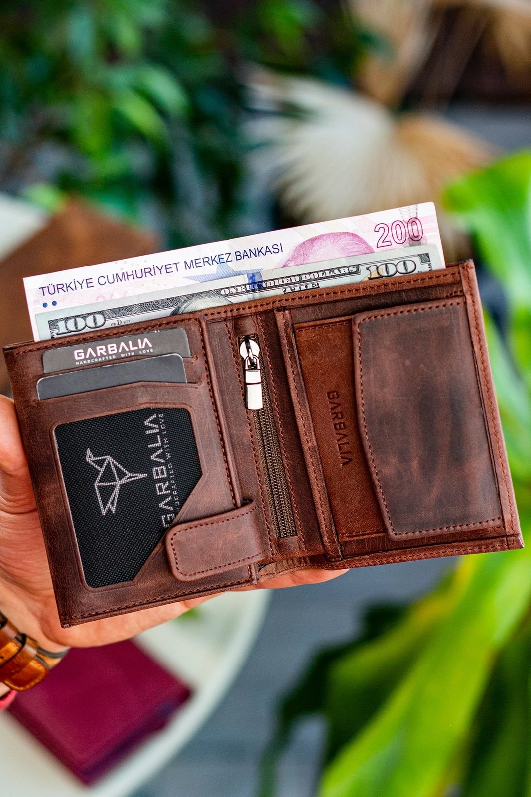 Portofol për burra, ngjyrë kafe, Zoozie Bags Dortmund