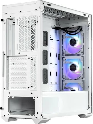 Kasë Cooler Master MasterBox TD500 V2 Mesh, Midi Tower, ARGB, xham i temperuar, USB-C, e bardhë