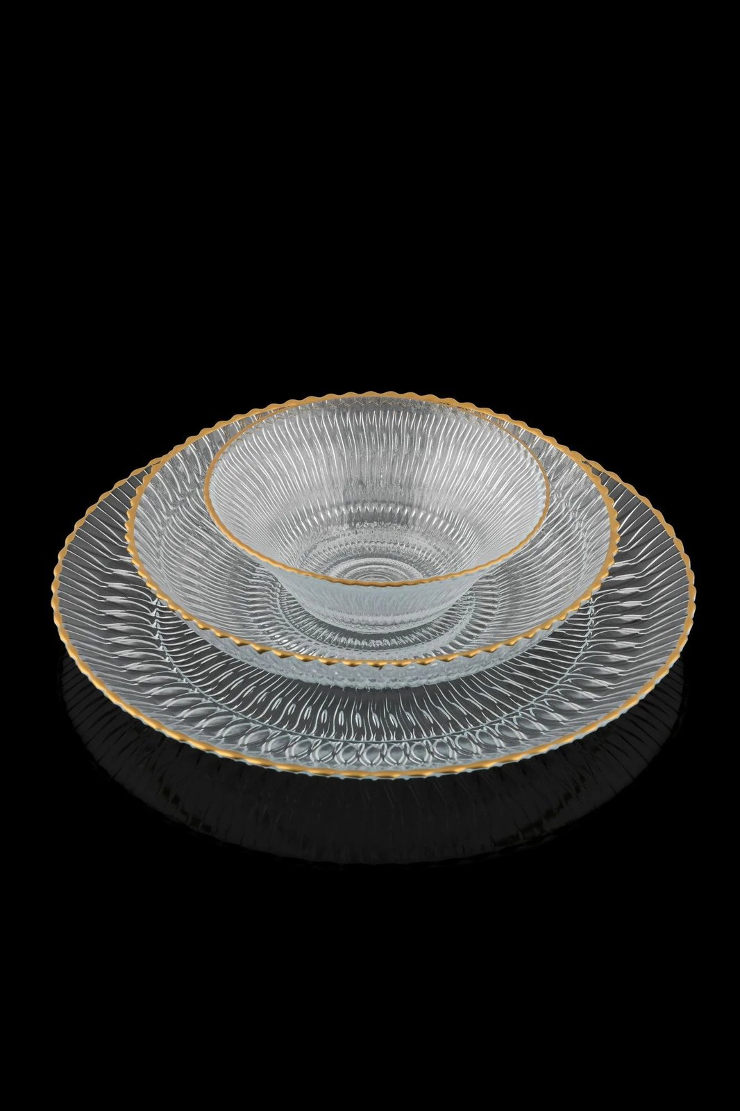 Set darke prej qelqi, 12 pjesë, Hermia Selen 12YTAY