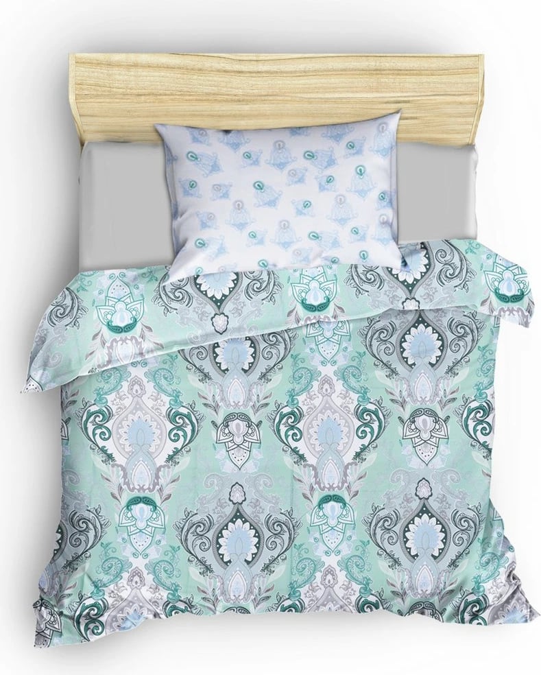 Set mbulesë jorgani prej sateni, një person, L'essentiel, ngjyrë mente