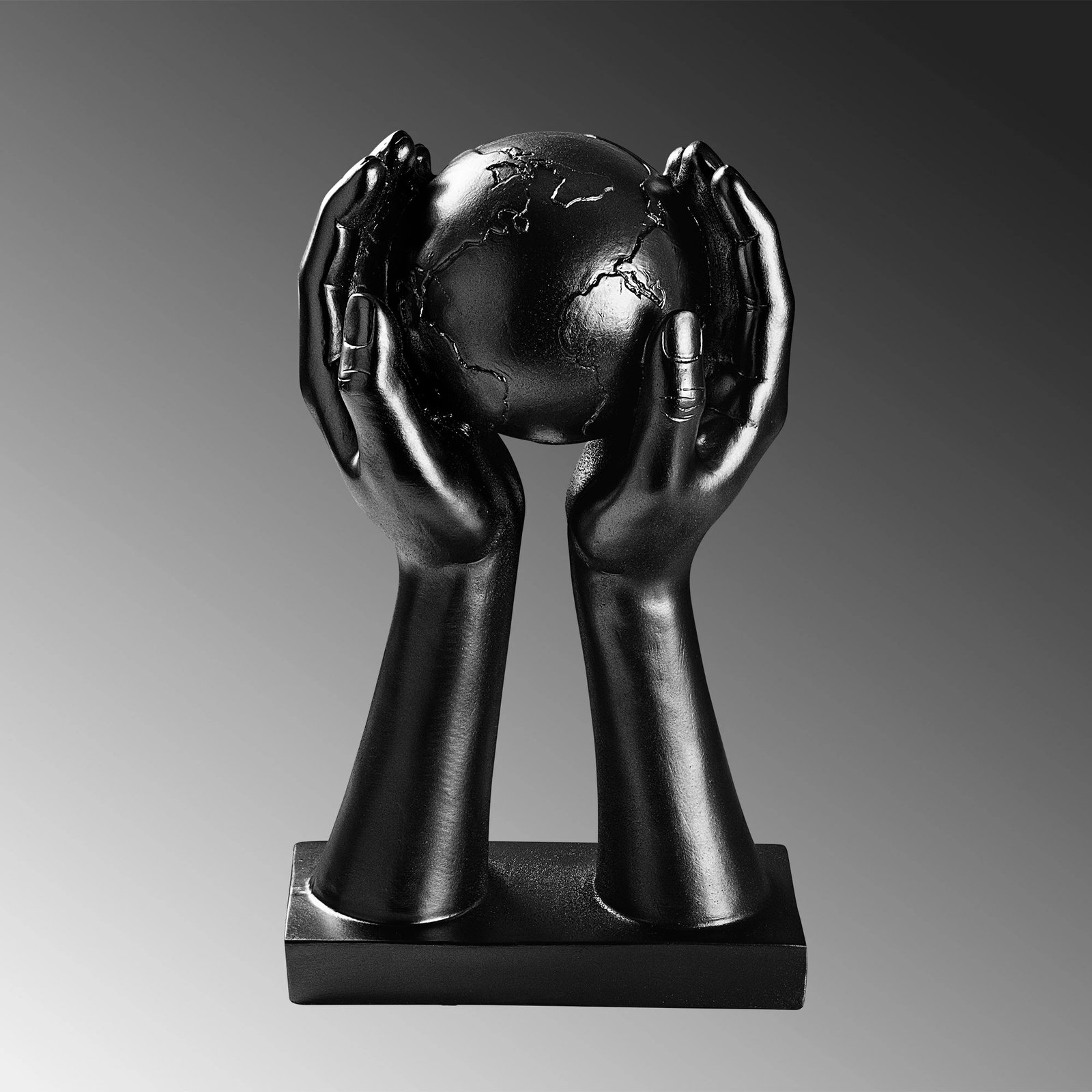 Objekt dekorativ Aberto Design, Global, i zi, 18x30x9cm Objekt dekorativ Aberto Design, Global, i zi, 18x30x9cm