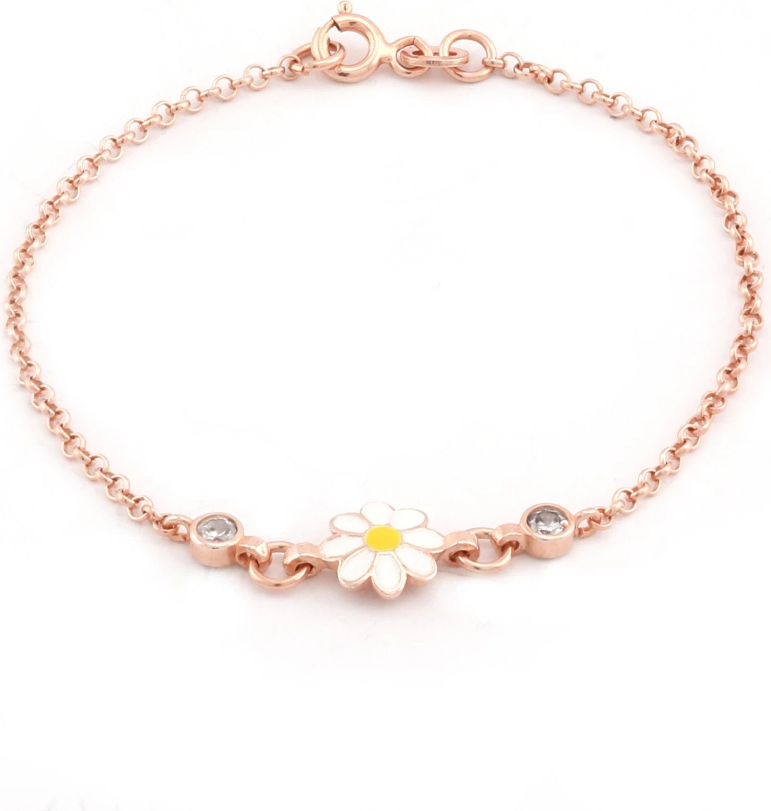 Byzylyk argjendi, ngjyrë rozë ari, Jumeon, 10994ROS