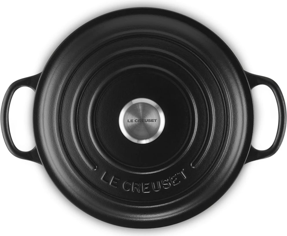 Tenxhere Le Creuset Signature 3.3L, gize, e zezë