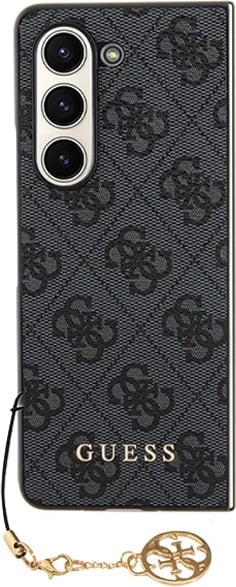 Mbështjellës Guess GUHCZFD5GF4GGR F946 për Samsung Galaxy Z Fold5, 4G Charms, Gri