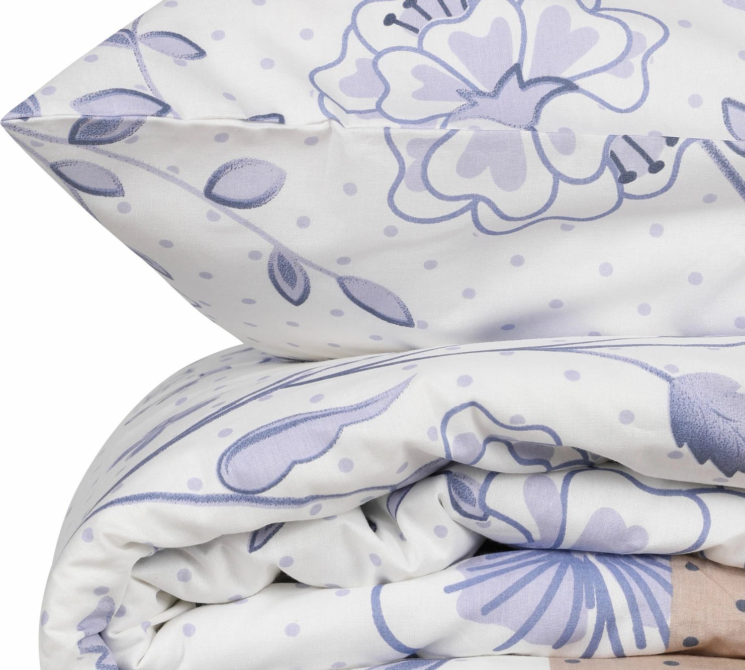 Set mbulesë për jorgan njëpersonësh Ranforce, L'essentiel, Sudenaz, blu