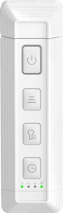 Dritë leximi e zgjatshme Glocusent GLCSNTA2603, USB, 500mAh, Bardhë