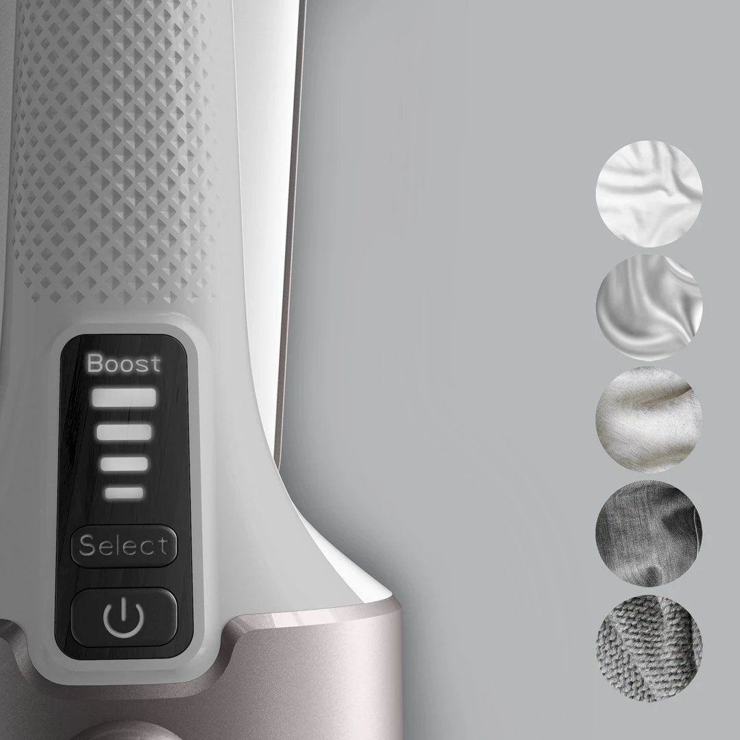 Avullues dore për rroba Tefal Pure Force DT8765E0, 0.18 L, 1800 W, Zi/Kanelle