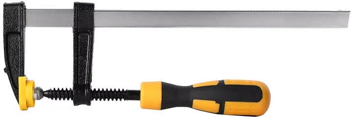Kapëse F Deli Tools EDL111230, 120x300 mm, zezë/verdhe