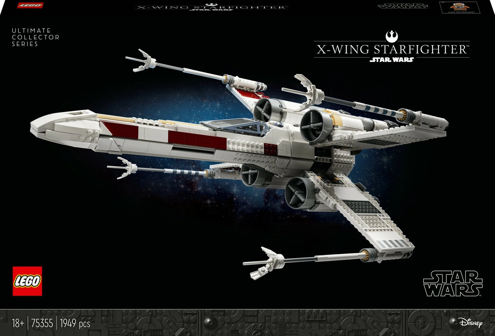 Set ndërtimi LEGO Star Wars X-Wing Starfighter 75355, 1953 pjesë, multikolor