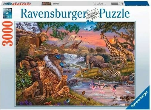 Puzzle Ravensburger 3000 pjesë Animal Kingdom, shumëngjyrësh