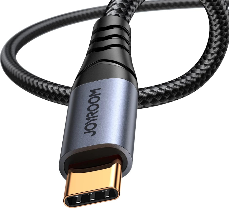 Kabllo audio, Joyroom, SY-A07 Audio Transfer Series, 3.5 mm mini jack në USB-C 1.2 m, e zezë
