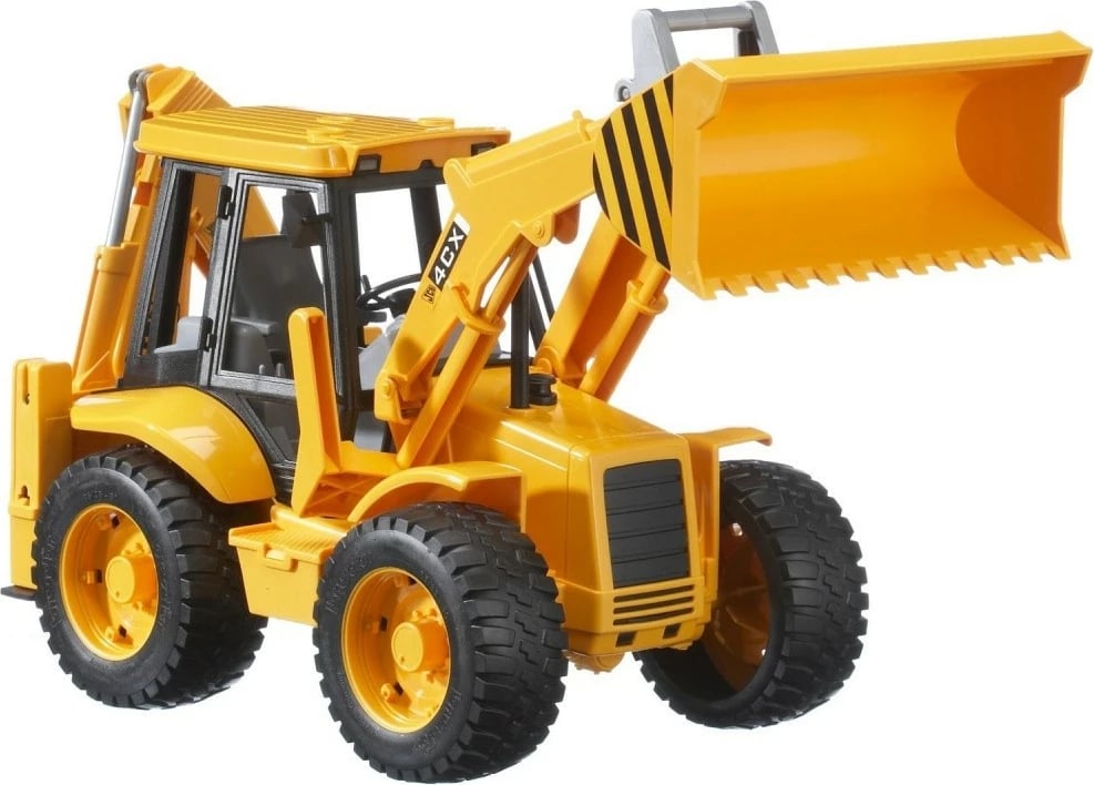 Lodër ekskavator BRUDER JCB 4CX, 1:16, plastikë, e verdhë