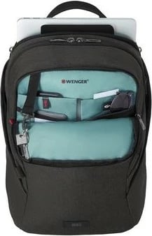 Çantë shpine Wenger MX Light 16 inch me ndarje për tablet, e zezë
