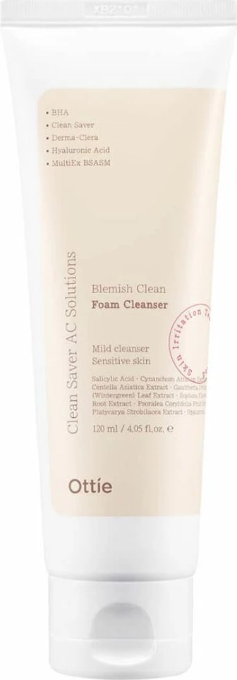 Shkumë pastruese për fytyrë Ottie Blemish Clean për femra 120ml