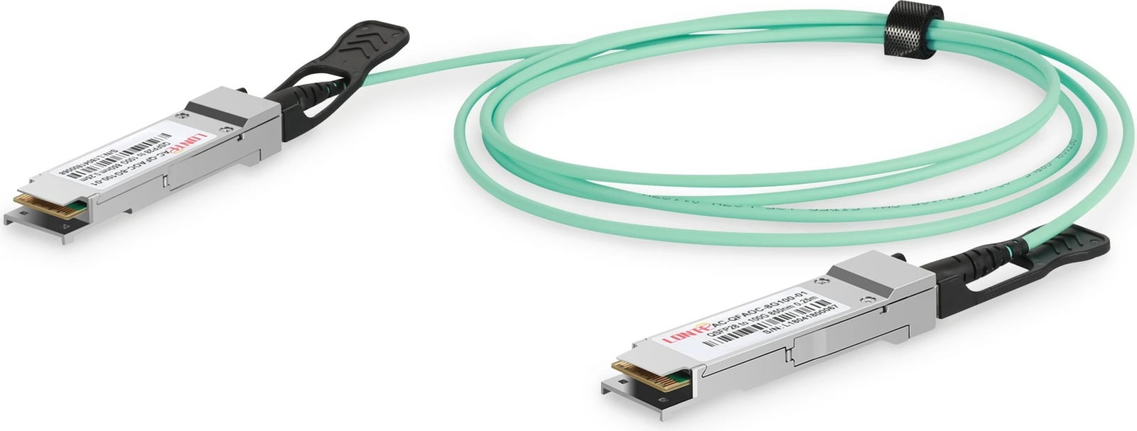 Kabllo Digitus QSFP28 to QSFP28 100G 10.0m tirkiz