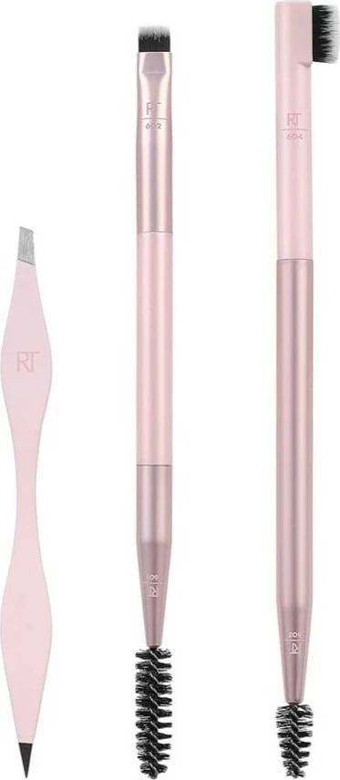 Set për vetulla Real Techniques Brow Shaping Set për femra 3 copë