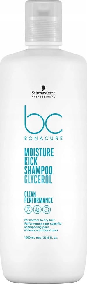 Shampon për femra Schwarzkopf Professional BC Bonacure Moisture Kick, 1000ml