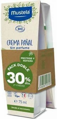 Krem për pelena Mustela Bio 2x75ml unisex