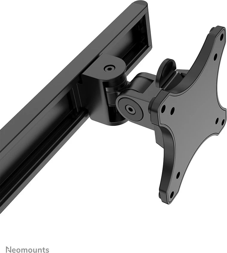 Krah monitori Neomounts DS75S-950WH2, për 2 ekrane, gas spring, Topfix, bardhë