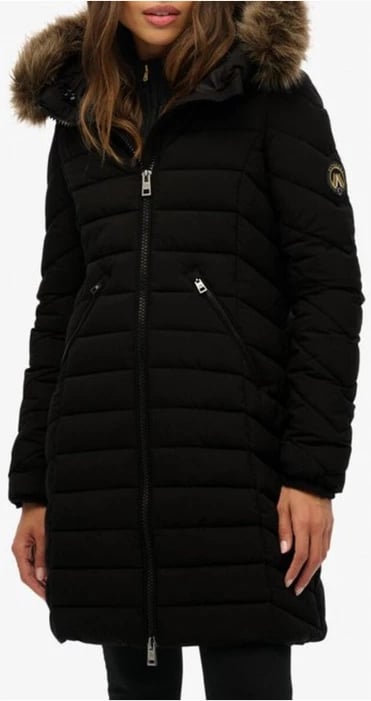 Jakne Superdry femra e zezë