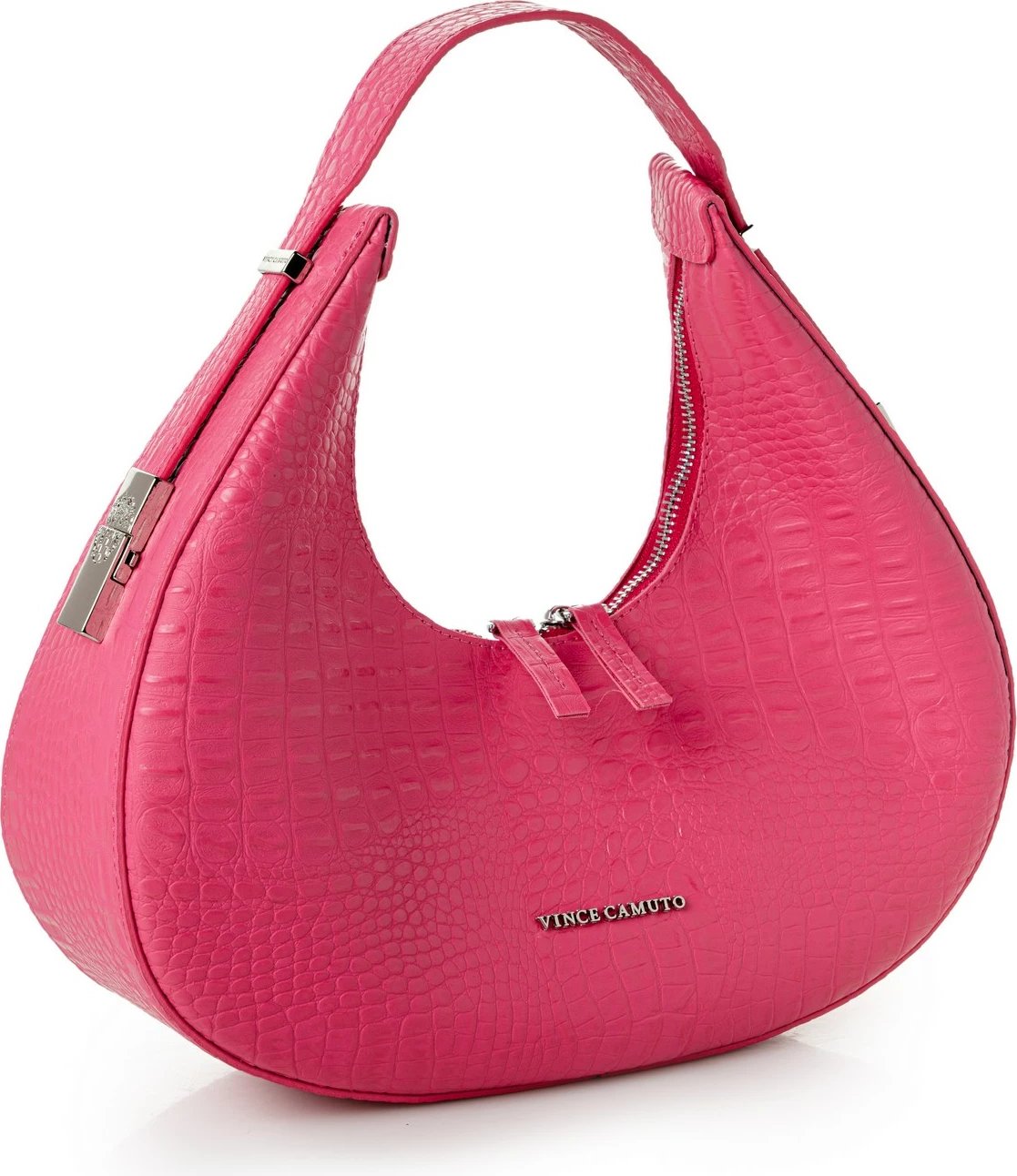 Çantë krahu Vince Camuto, Riviera - Croco Fuchsia
