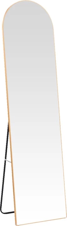 Pasqyrë dyshemeje Plaza, alumin, ngjyrë ari, 40x28x150cm