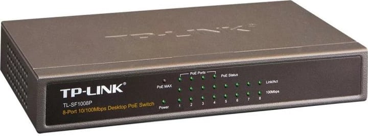 Switch TP-Link TL-SF1008P 8 porta 10/100Mbps PoE desktop