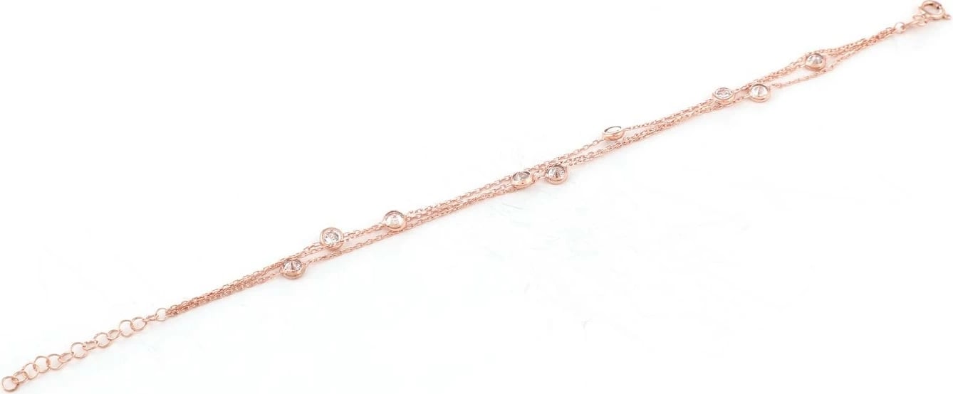 Byzylyk argjendi Elika, ngjyrë ari rozë, TFNY65005