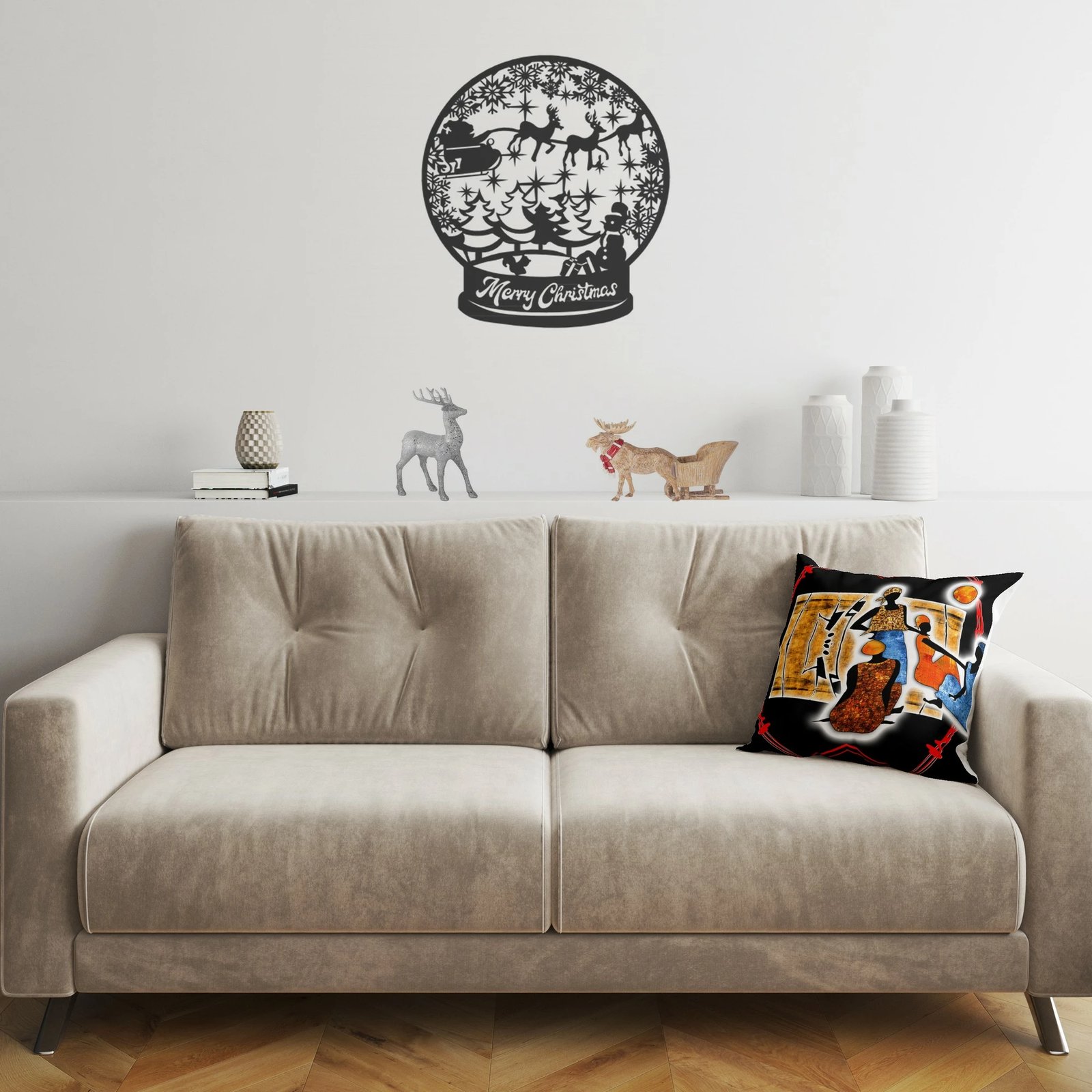 Jastëk dekorativ, shumëngjyrësh, Evila Originals, A11946, 43x43cm