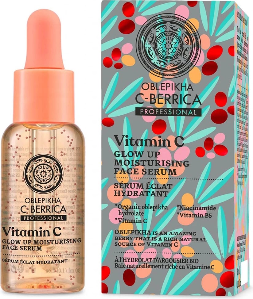 Serum për fytyrë unisex Natura Siberica Oblepikha C-Berrica Vitamin C 30ml