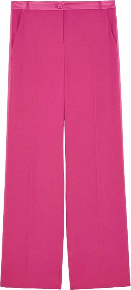 Pantallona palazzo Patrizia Pepe, ngjyrë fuchsia për femra
