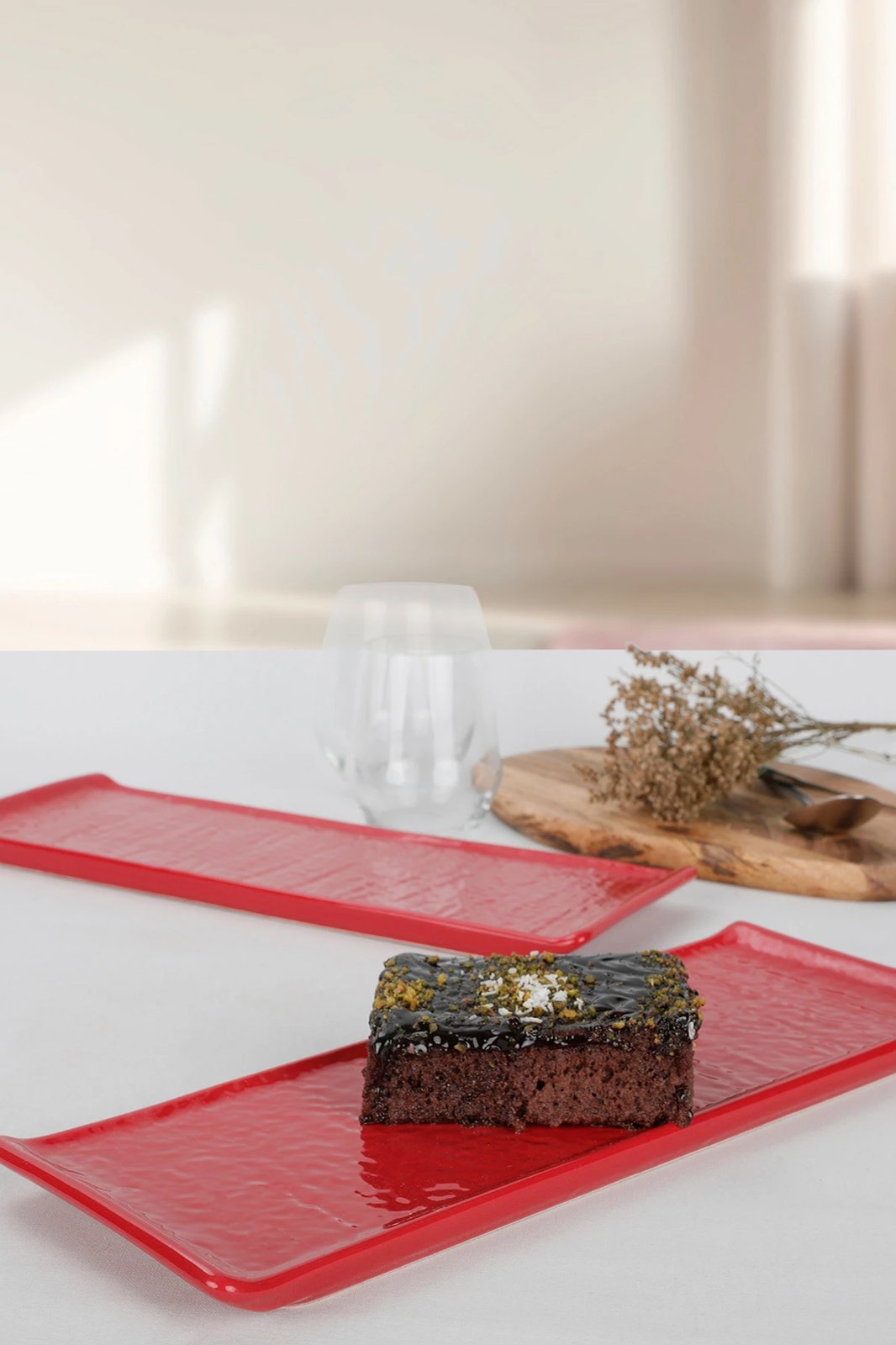 Set pjatash shërbimi (2 copë), Hermia Concept, e kuqe, ST628202F506A0000000AKYK00 Set pjatash shërbimi (2 copë), Hermia Concept, e kuqe, ST628202F506A0000000AKYK00