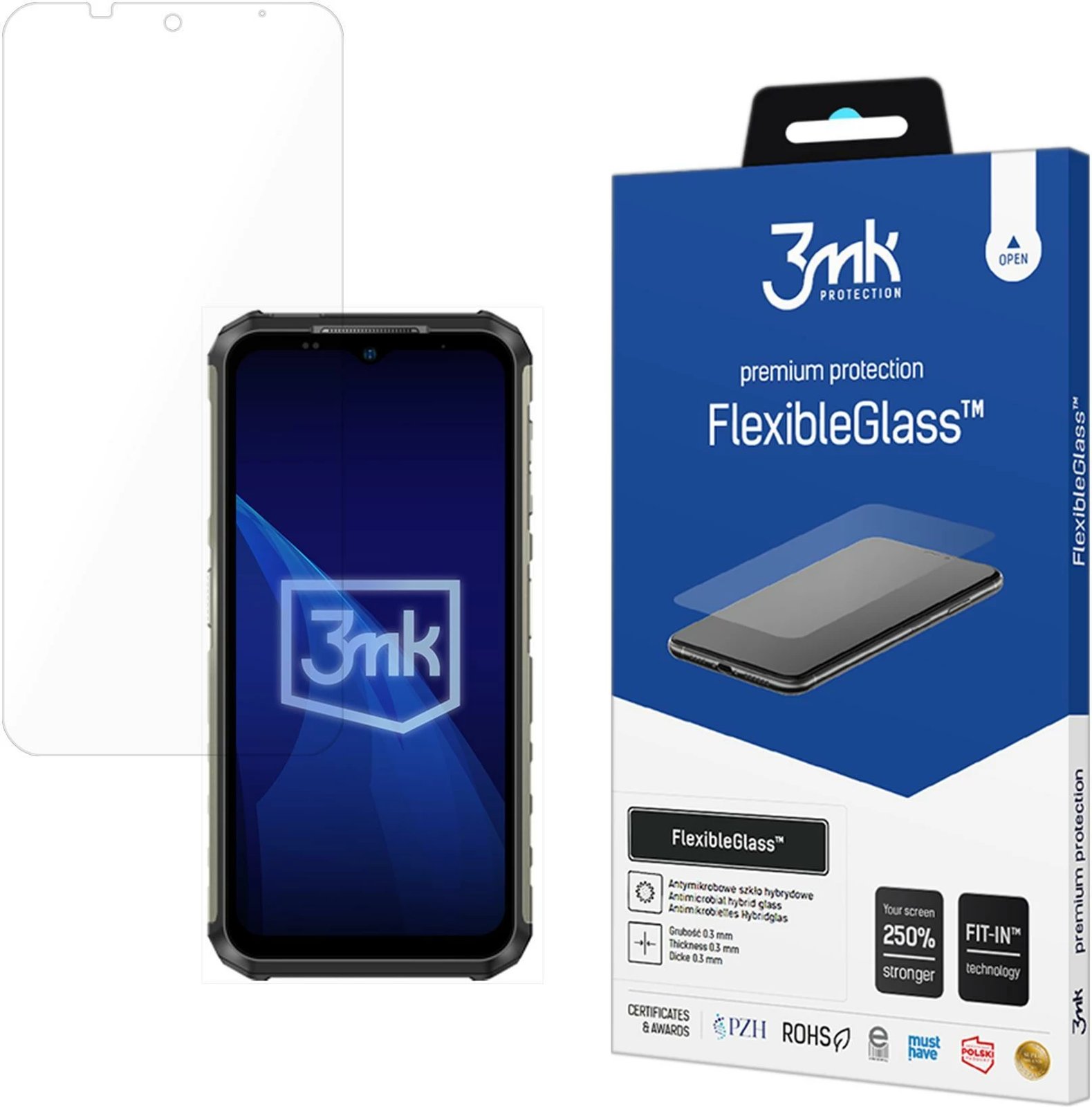 Mbrojtës ekrani FlexibleGlass 3mk për Ulefone Armor 22