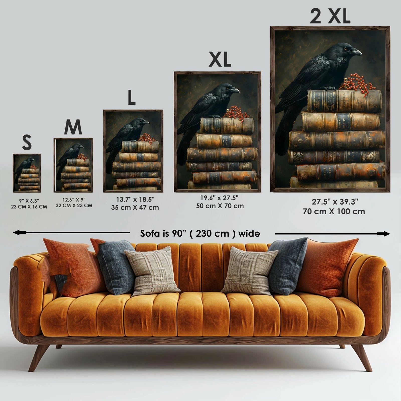 Pikturë dekorative me kornizë MDF, shumëngjyrëshe, GE200-L