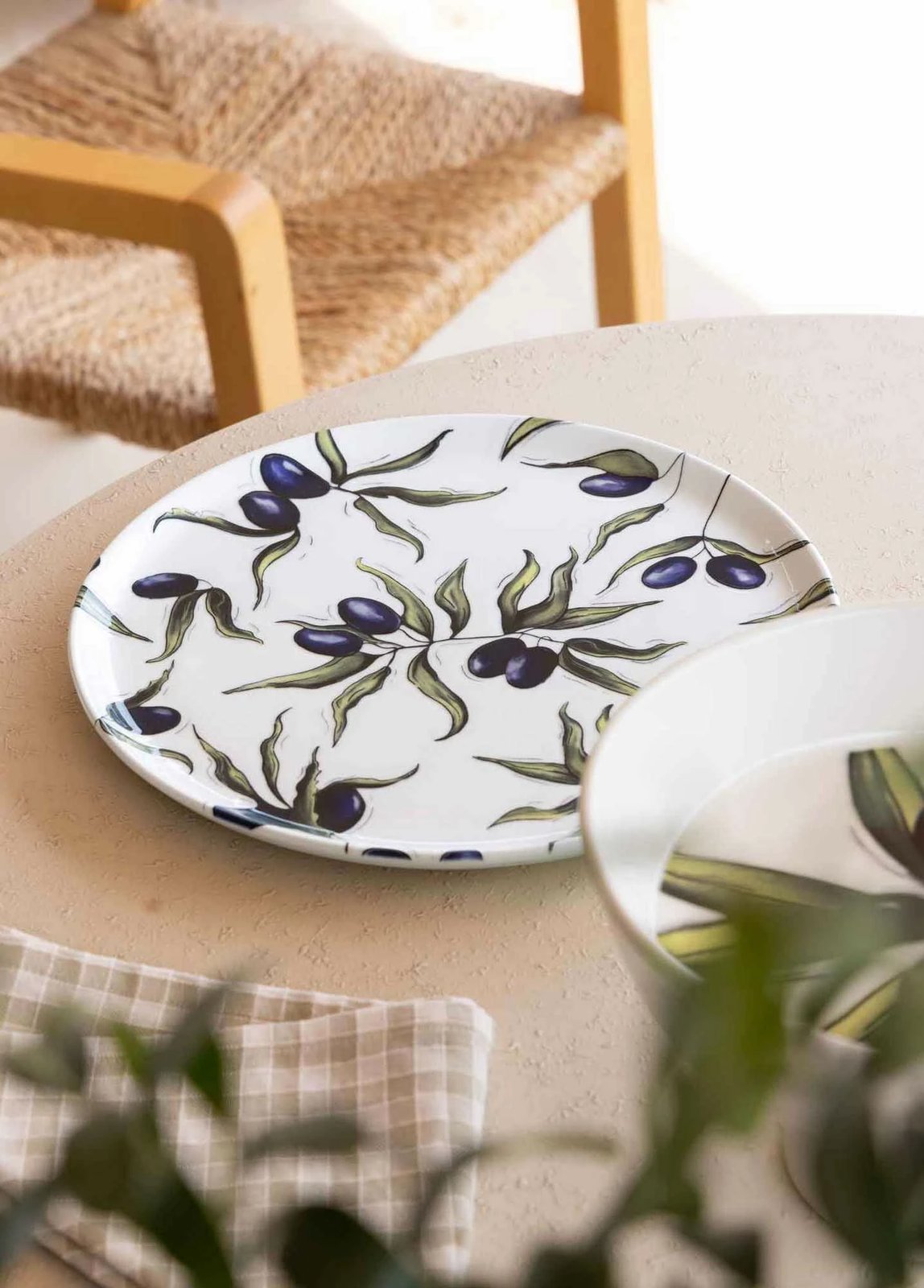 Pjatë shërbimi Hermia Concept, OVS0006, shumëngjyrëshe, 30cm