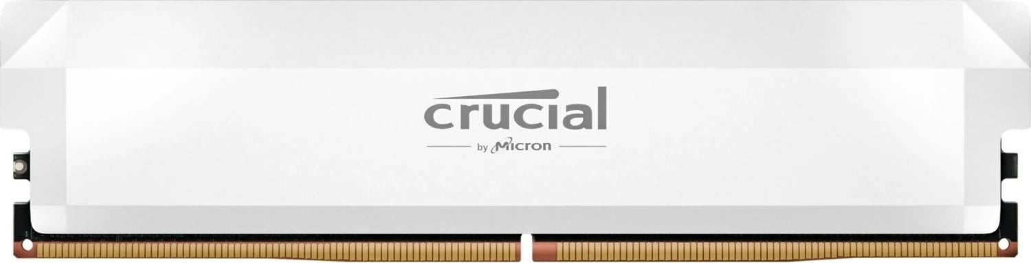 RAM Memorje Crucial DDR5 Pro OC, 16GB, 6400MHz, CL38, Bardhë