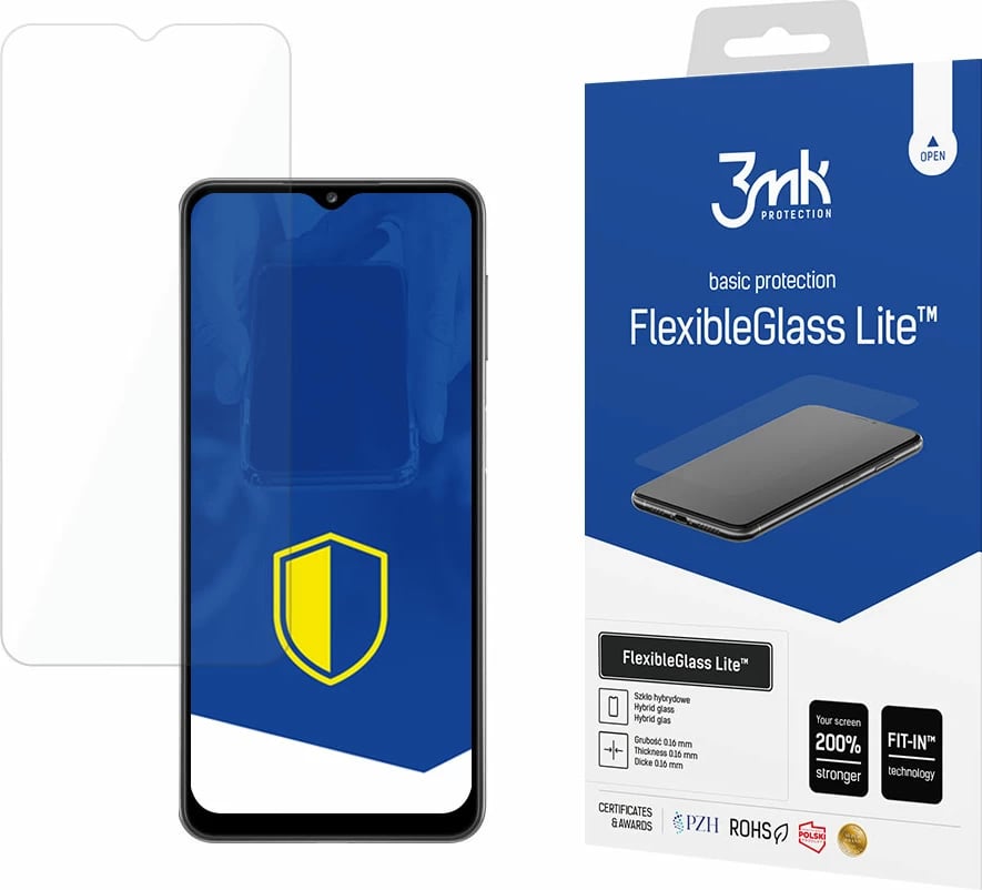 Mbrojtës ekrani 3mk FlexibleGlass Lite për Samsung Galaxy A22 5G, Transparent