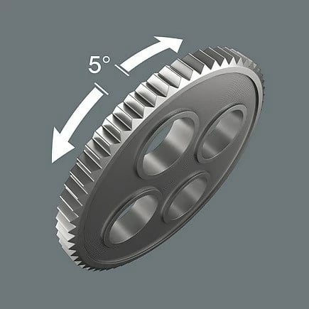 Çelës ratchet Wera 05135880001, 1 copë, e zezë/e gjelbër