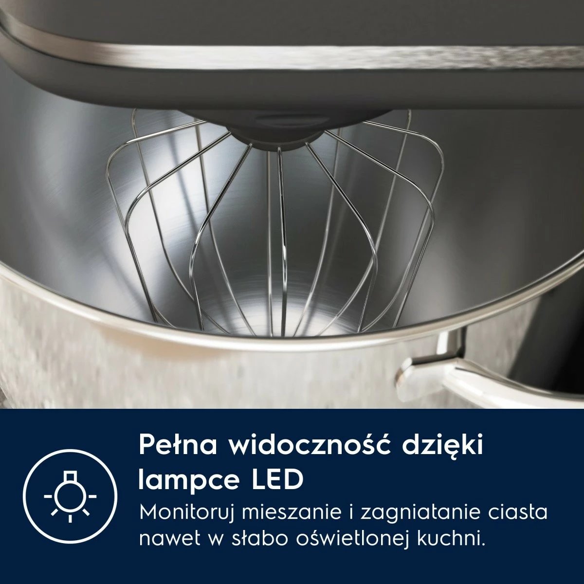 Robot kuzhine, Electrolux, E6KM1-4OWT, 1200 W, 10 shpejtësi, tas 6L + 4L, i bardhë