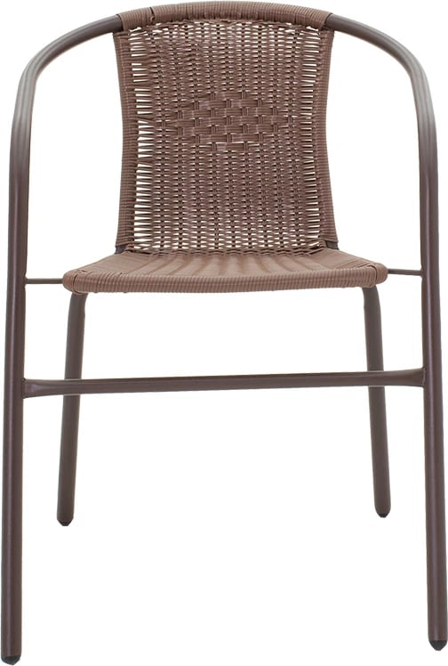 Karrige Obbi metal-pe ngjyrë kafe 54x56x73cm