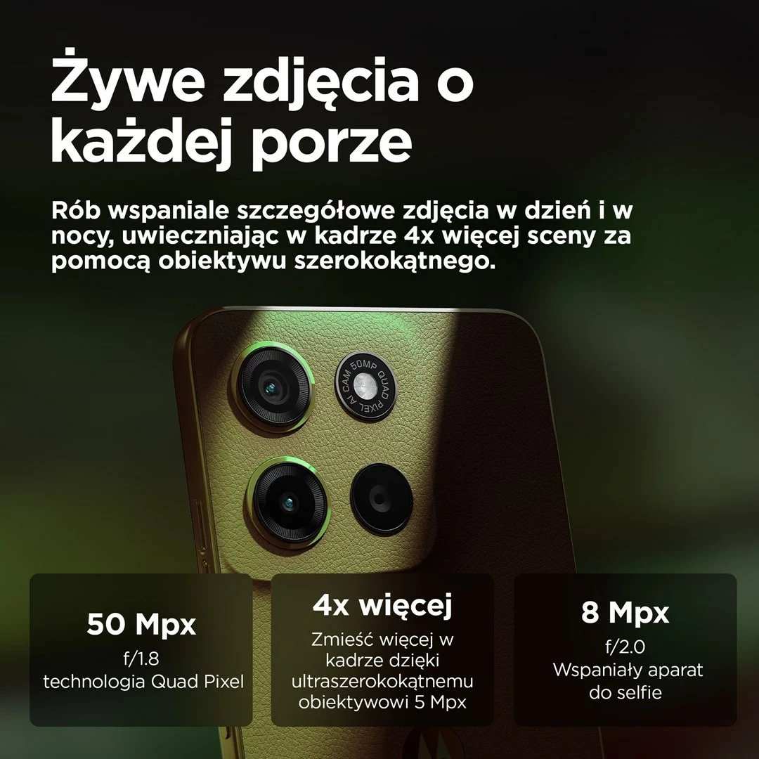 Celular Motorola moto g15 power, 6.72", 8 GB RAM, 256 GB, Android 15, Gjelbër