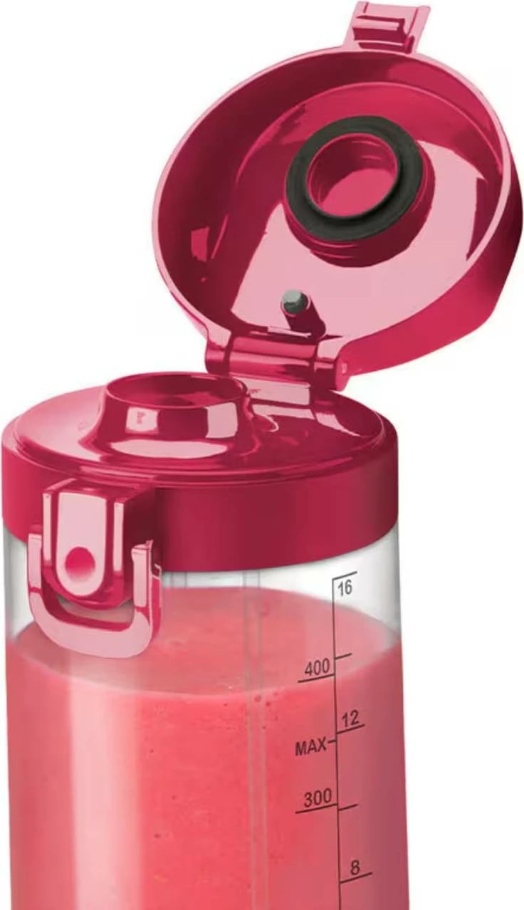Blender portativ, NutriBullet, NBP003MA, 2000mAh 475ml, Magenta