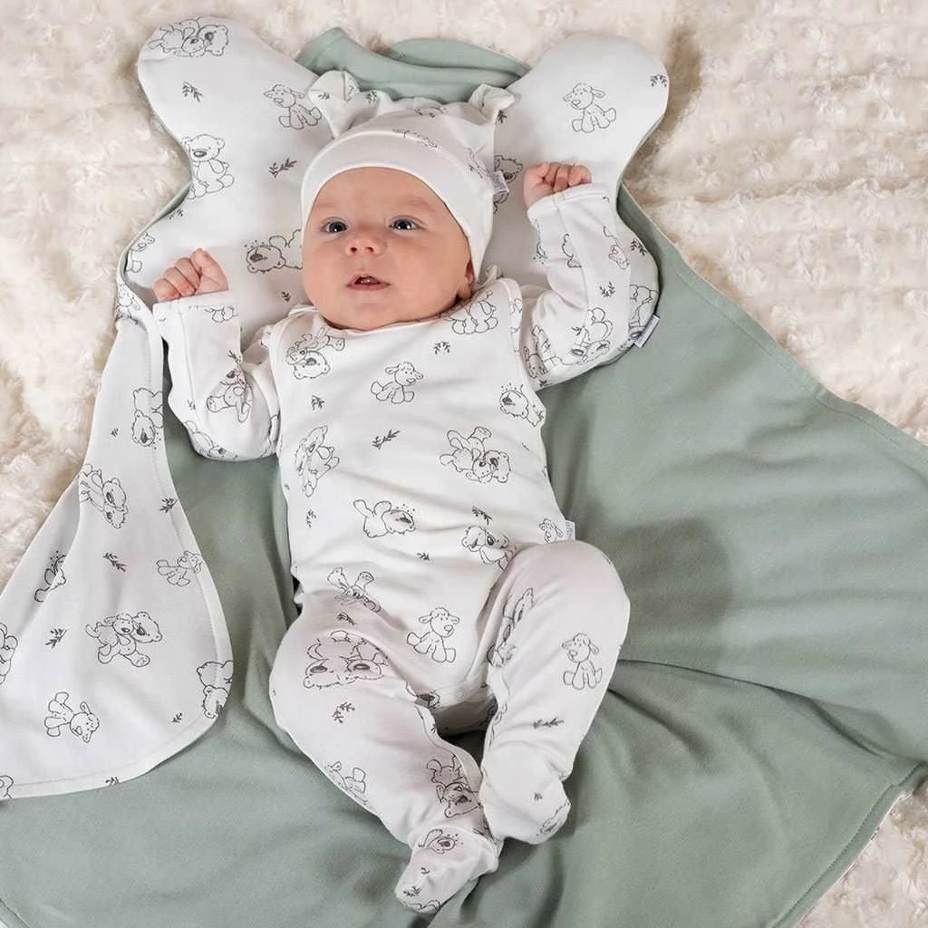 Kapuç bebe Nicol Olaf, 100% pambuk, madhësia 68 (4-6 muaj), e bardhë