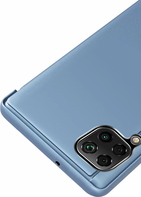 Mbështjellës Hurtel Clear View për Samsung Galaxy A22 4G, i zi, me kapak