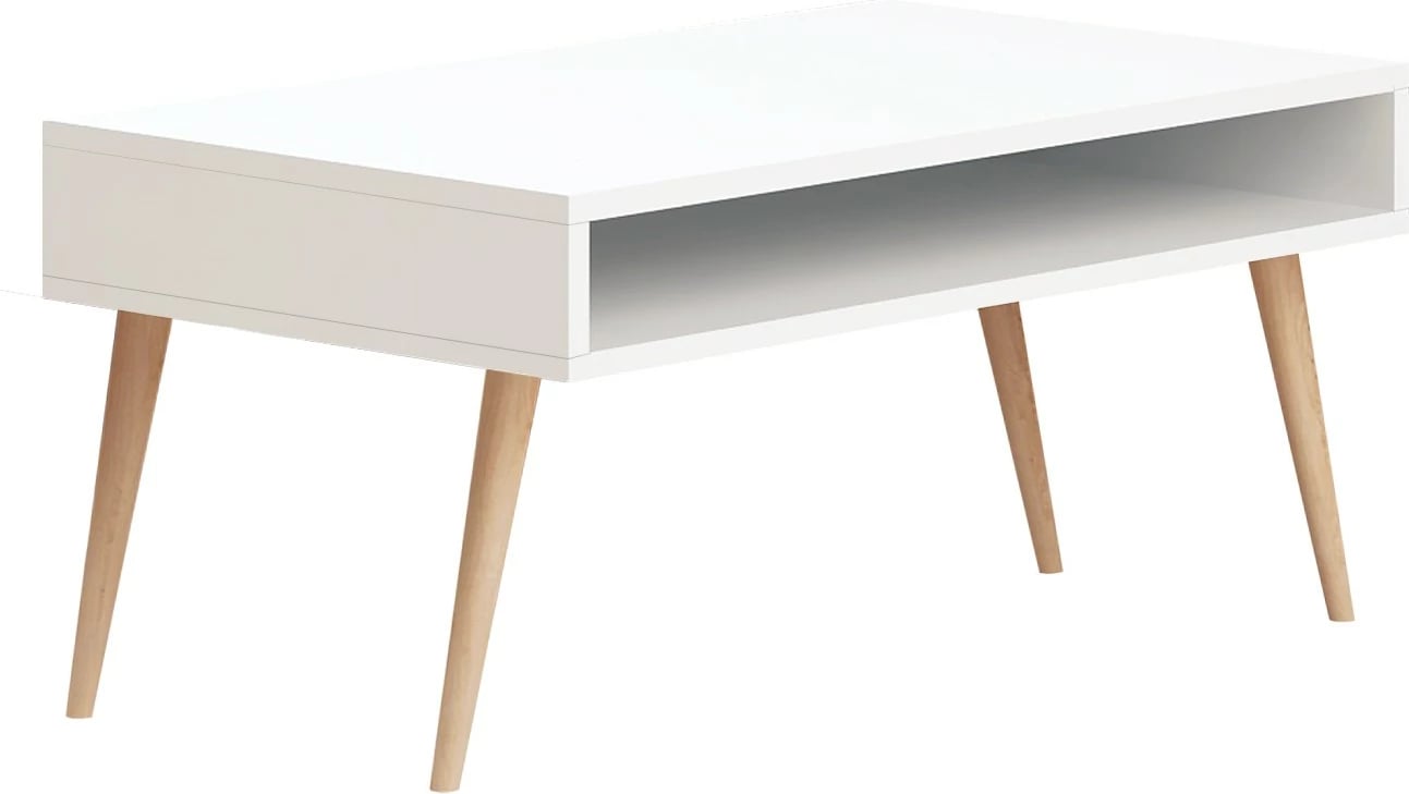 Tavolinë kafeje Hanah Home, Via, dy nivele, e bardhë