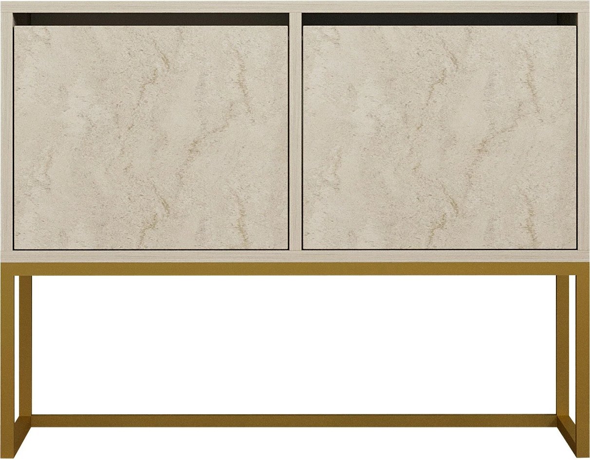 Konsol Zermat, ngjyrë travertine, Hanah Home